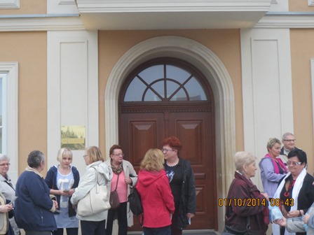 Wadowice 2014 r. - przed muzeum św. Jana Pawła II